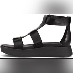 UGG Eeba Chunky Black Strappy Platform Sandals